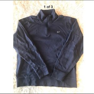 Vineyard Vines Navy Quarter-zip Small